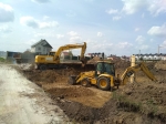 Послуги екскаваторами, міні екскаваторами Caterpillar, навантажувачами Komatsu, гусеничним екскаватором Doosan